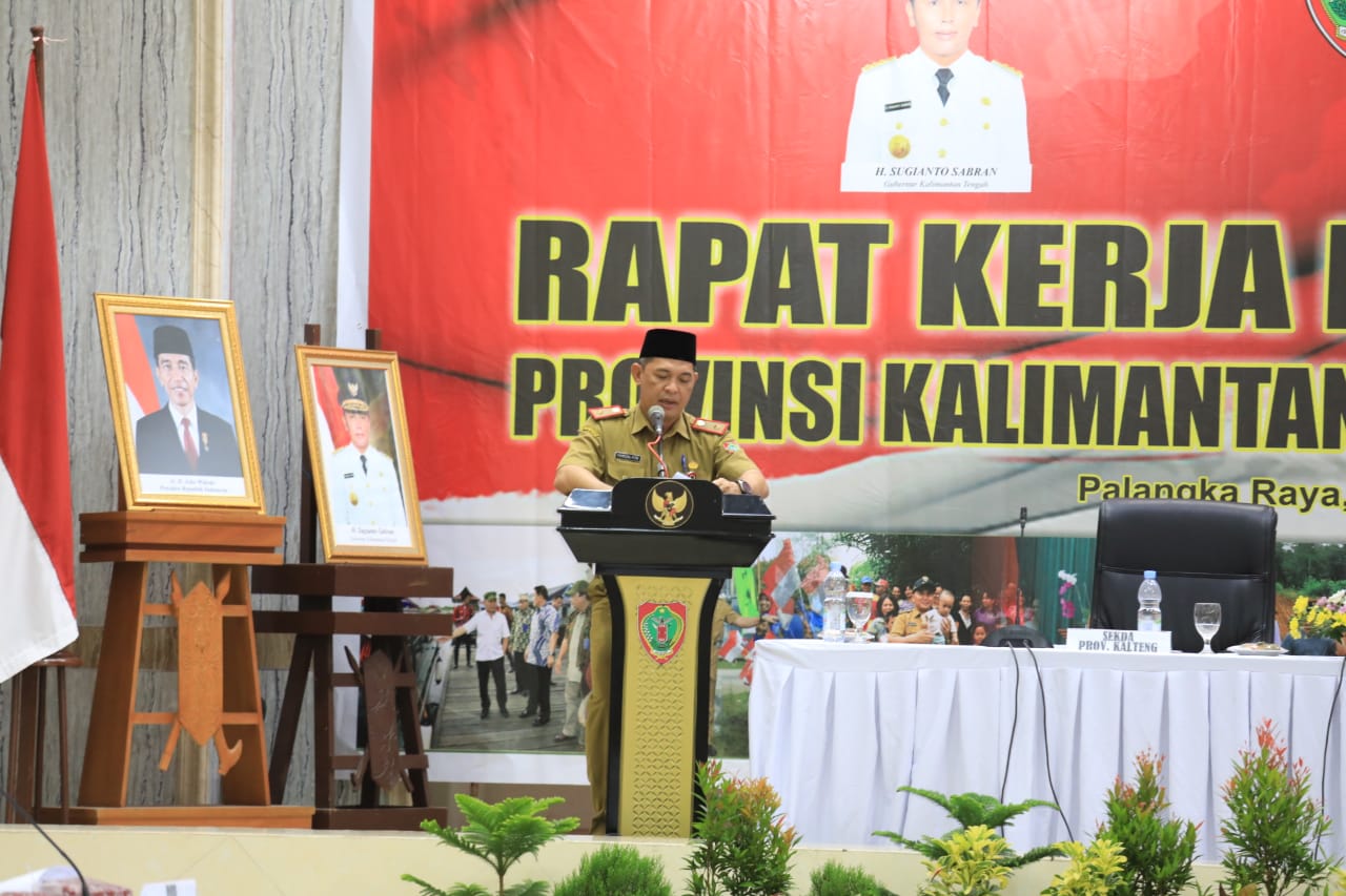 Sekda Kalteng Buka Raker Kelitbangan Bappedalitbang Tahun 2019